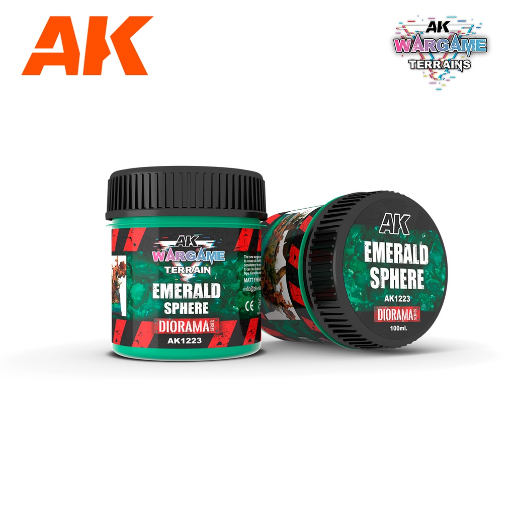 [ AK1223 ] Ak-interactive EMERALD SPHERE – WARGAME TERRAINS – 100ML