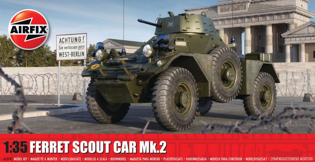 [ AIRA1379 ] Airfix Ferret Scout Car Mk.2 1/35