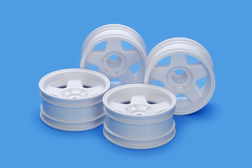 [ T22077 ] Tamiya the hornet 1-piece large diameter wheels front &amp; rear )