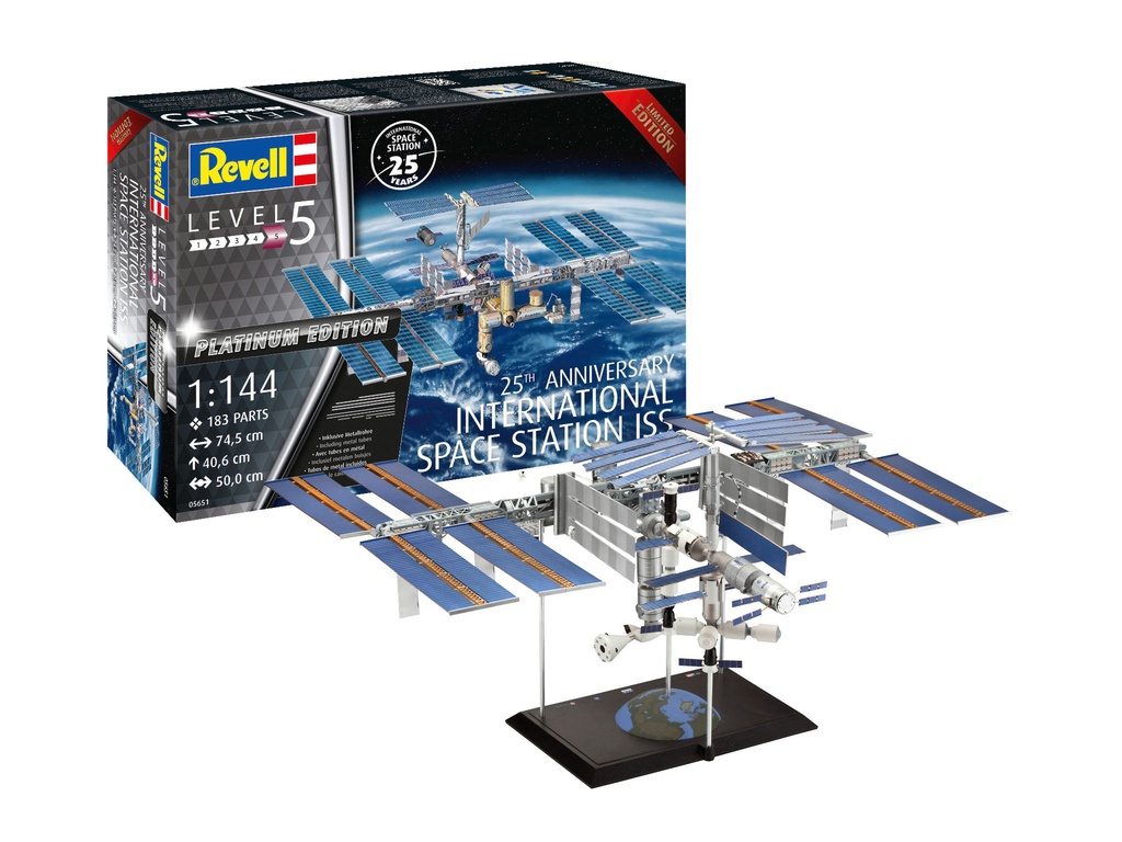 [ RE05651 ] Revell Cadeauset 25th Anniversary International Space Station ISS 1/144