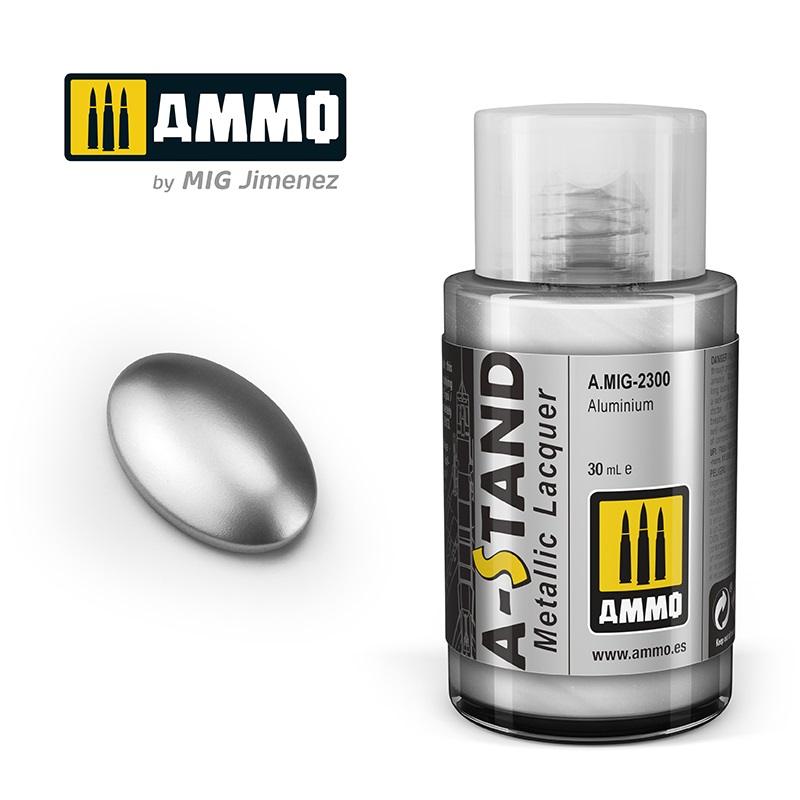 [ MIG2300 ] AMMO A-STAND ALUMINIUM 30ML JAR