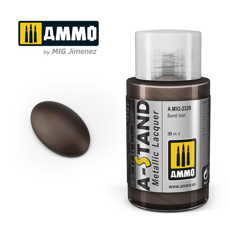 [ MIG2320 ] AMMO A-STAND BURNT IRON 30ML JAR