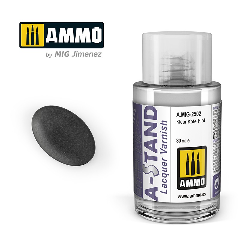 [ MIG2502 ] AMMO A-STAND KLEAR KOTE FLAT 30ML JAR