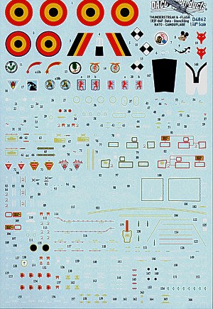 [ DACODCD4862 ] Thunderstreak F-84F nato camouflage 1/48