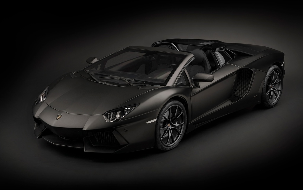 [ POHK121F ] Pocher LAMBORGHINI AVENTADOR LP700-4 ROADSTER NERO NEMESIS 1/8 