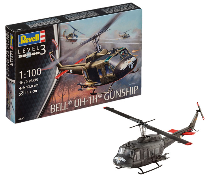 [ RE04983 ] Revell BELL UH-1H Gunship 1/100