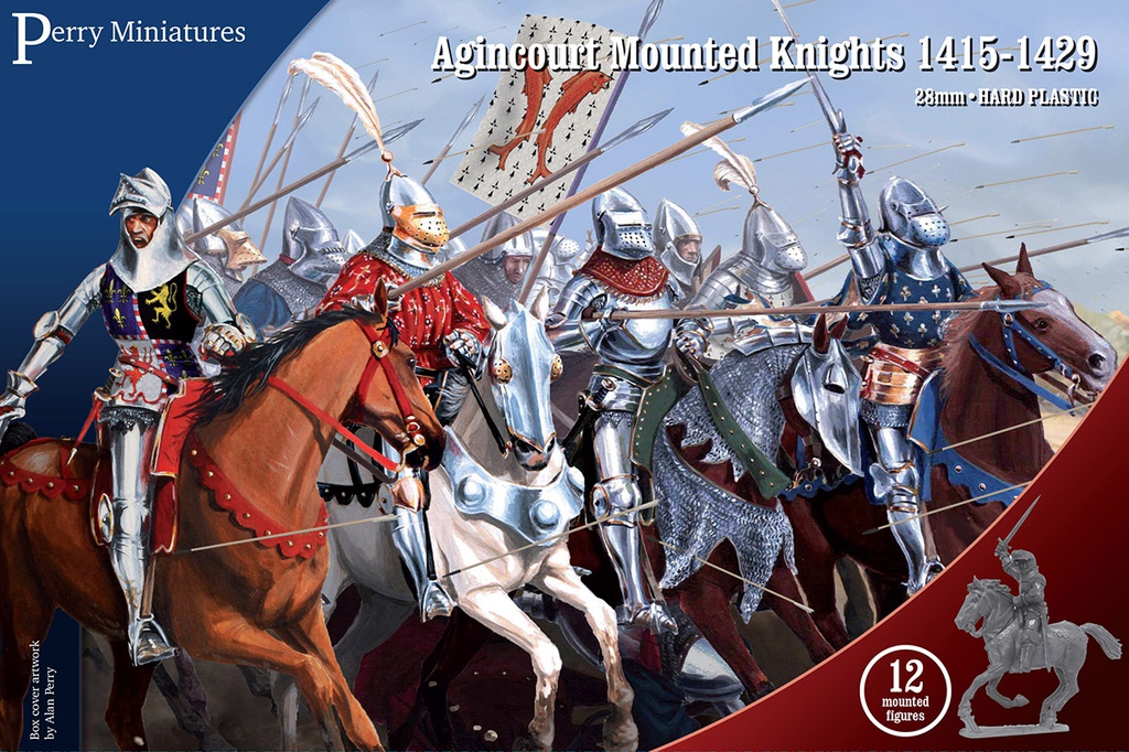 [ PERRYAO70 ] Agincourt Mounted Knights 1415-1429