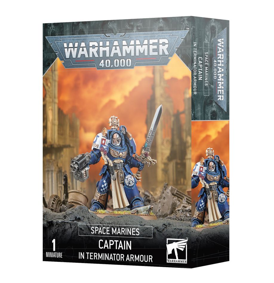 [ GW48-92 ] SPACE MARINES: CAPTAIN IN TERMINATOR ARMOUR)