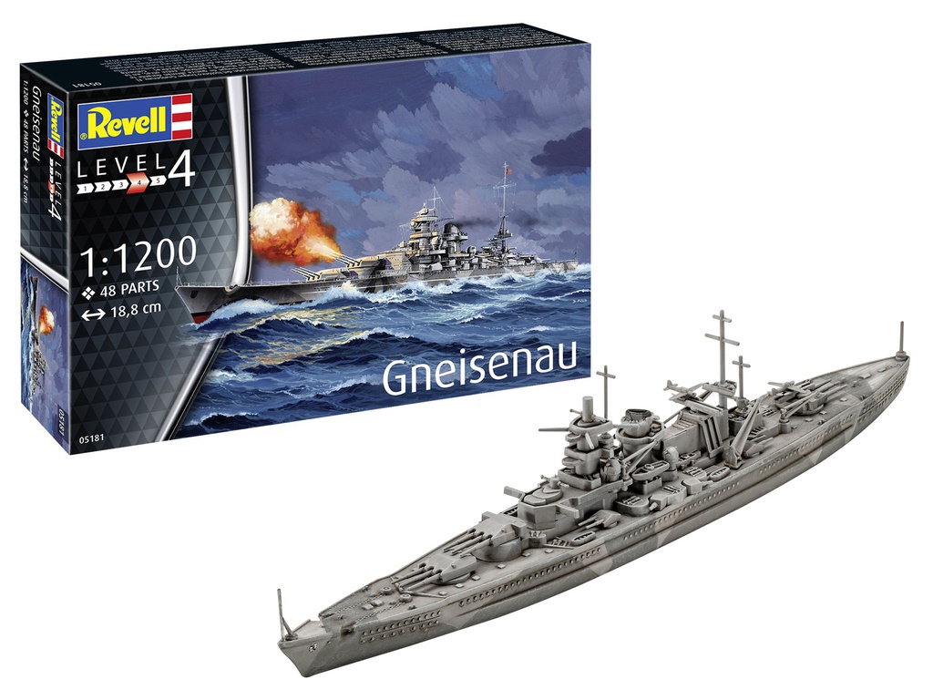 [ RE05181 ] Revell Gneisenau 1/1200