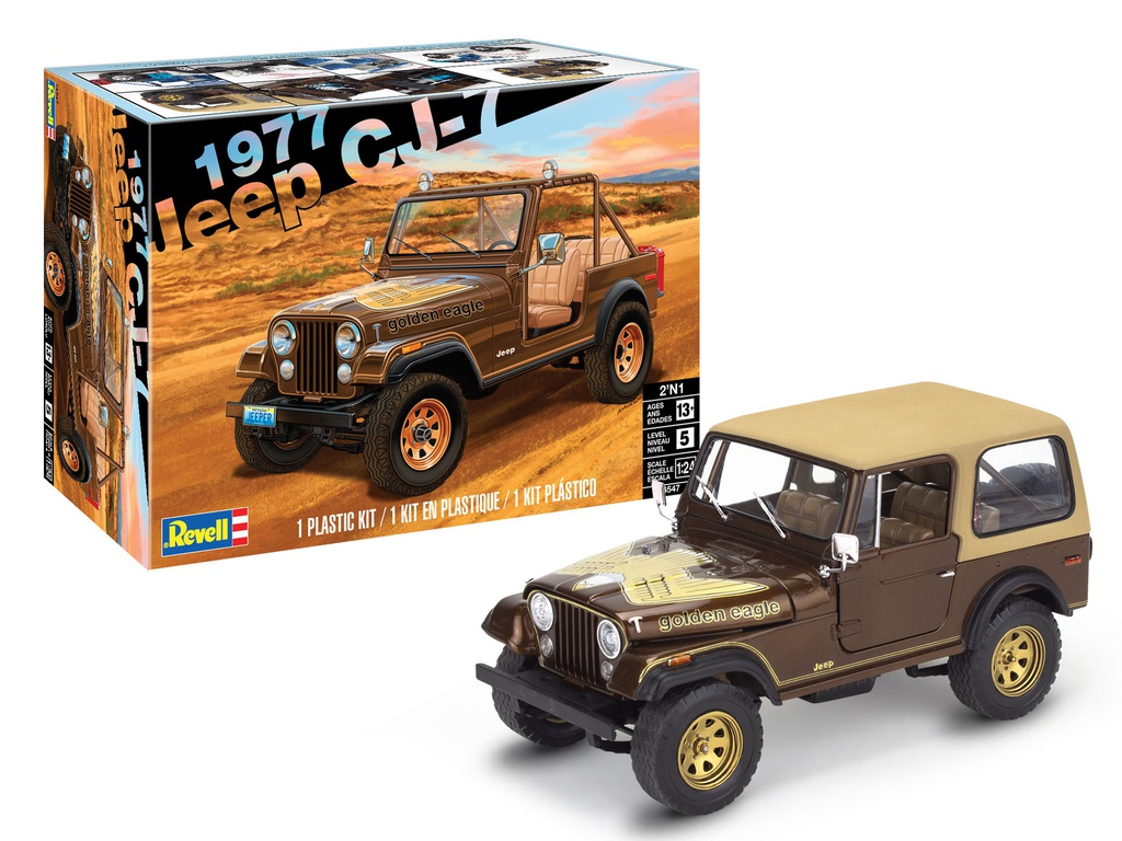 [ RE4547 ] Revell 1977 Jeep CJ-7 1/24