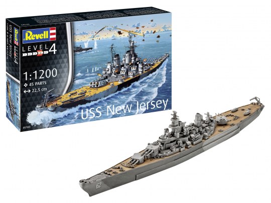 [ RE05183 ] Revell USS New Jersey 1/1200