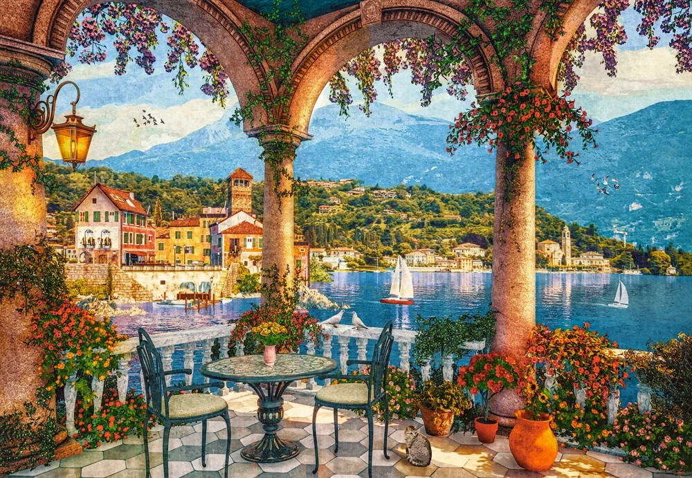 [ CASTOR105120 ] Castorland puzzle Mediterranean Veranda (1000 stukjes)