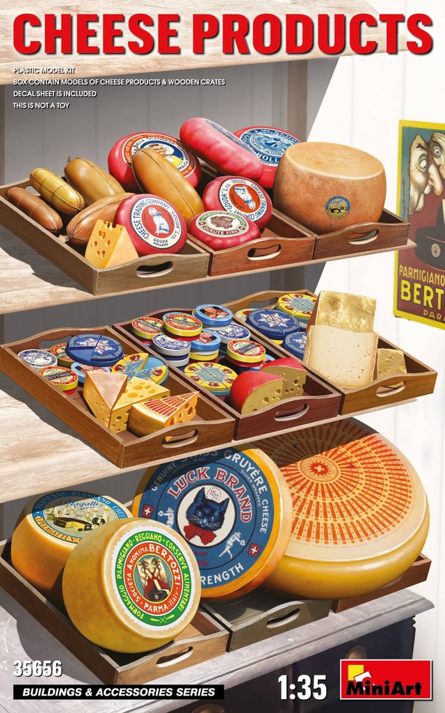 [ MINIART35656 ] Miniart Cheese products 1/35