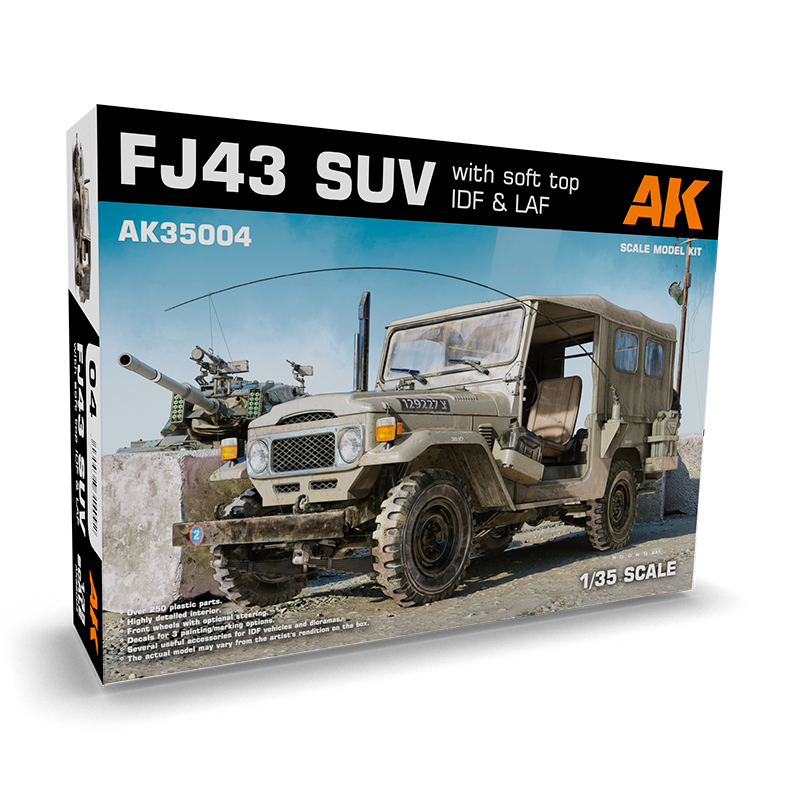 [ AK35004 ] AK-interactive FJ43 SUV WITH SOFT TOP IDF &amp; LAF 1/35