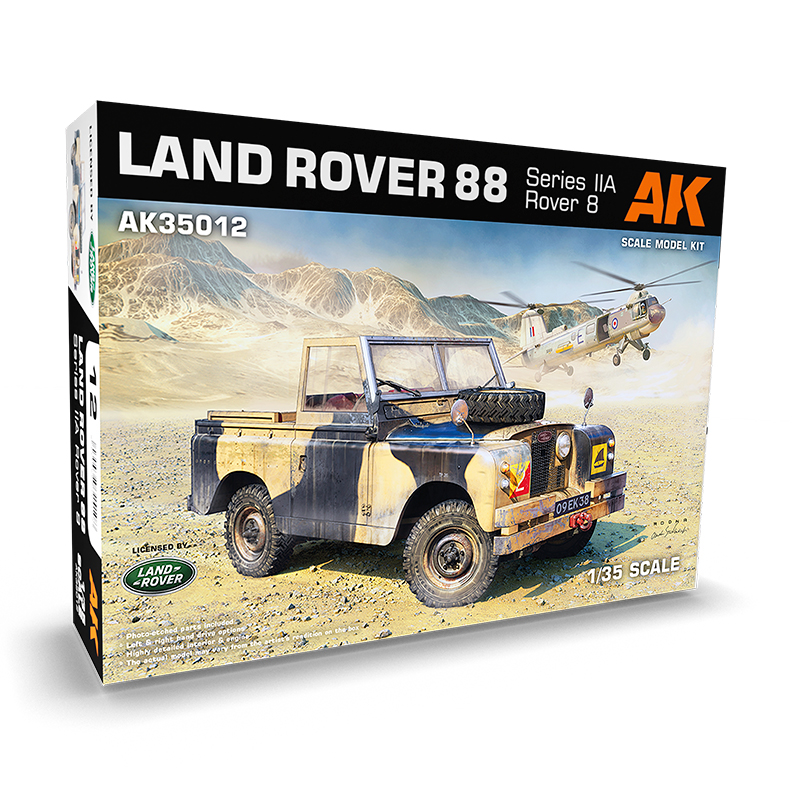 [ AK35012 ] AK-interactive LAND ROVER 88 SERIE IIA ROVER 8 1/35