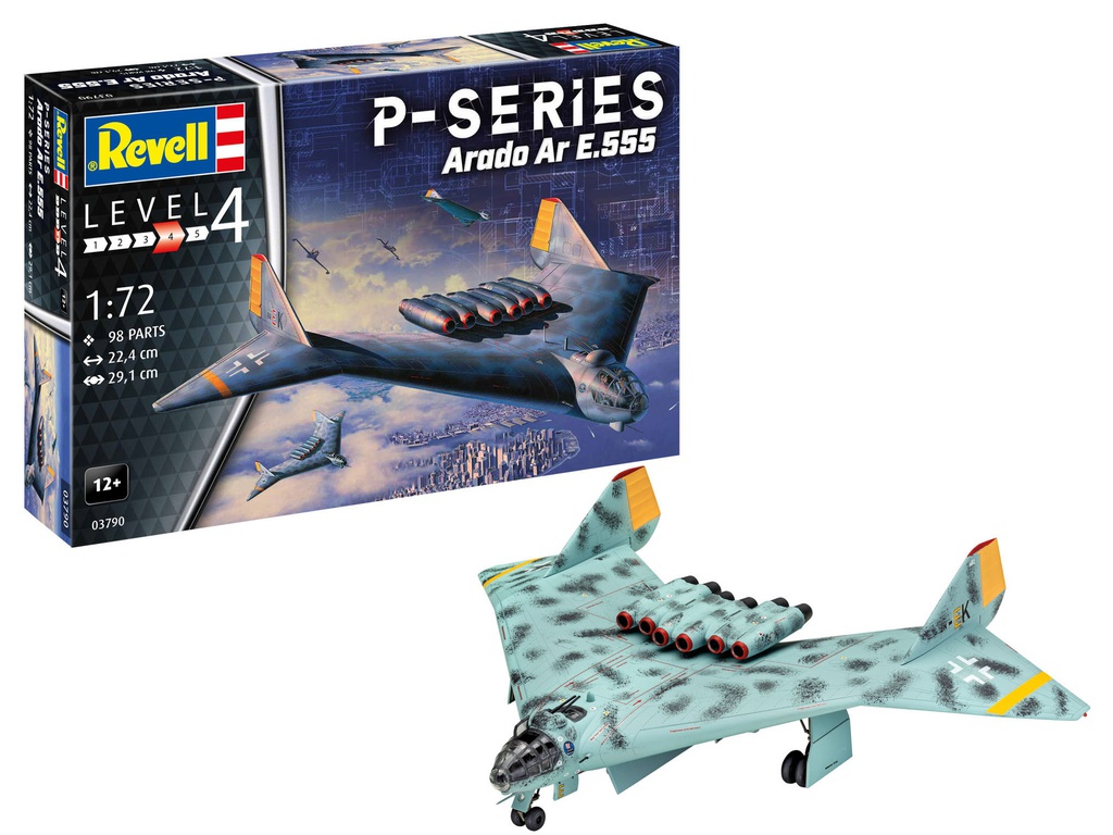 [ RE03790 ] Revell P-Series Arado Ar E.555 1/72