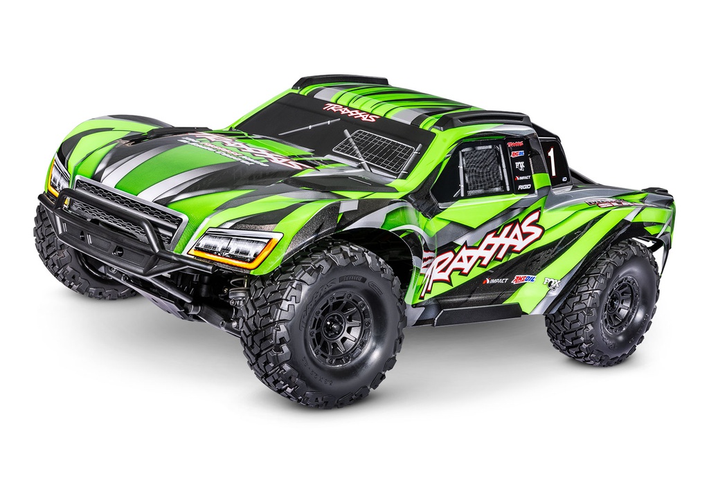 [ TRX-102076-4GRN ] Traxxas MAXX SLASH 6S SHORT COURSE TRUCK - GREEN - trx102076-4grn - PROMO normaal € 799