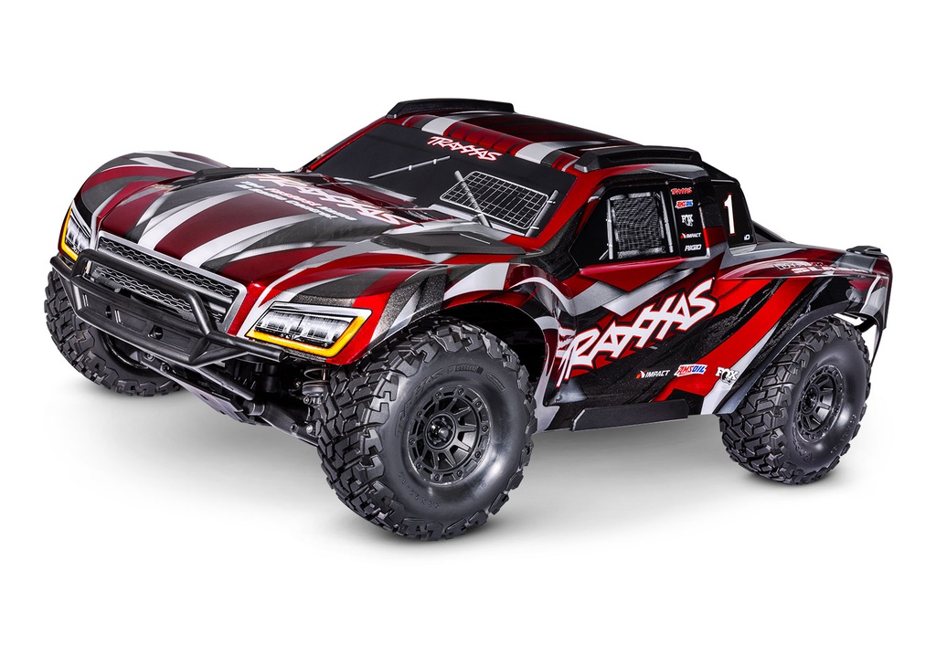 [ TRX-102076-4RED ] Traxxas MAXX SLASH 6S SHORT COURSE TRUCK - RED - trx102076-4red