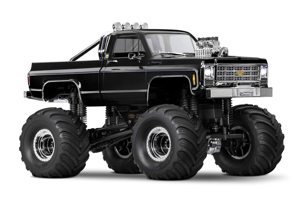 [ TRX-98064-1BLK ] TRAXXAS TRX-4MT CHEVROLET K10 MONSTER TRUCK BLACK 1/18 - TRX98064-1   