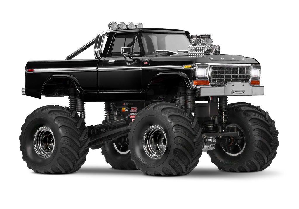 [ TRX-98044-1BLK ] Traxxas TRX-4MT Ford F-150 Monster Truck Black 1/18 - TRX98044-1  