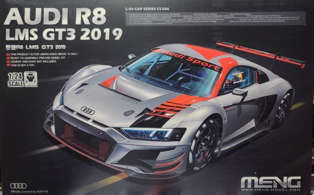 [ MENGCS-006 ] Meng Audi R8 LMS GT3 (2019) 1/24