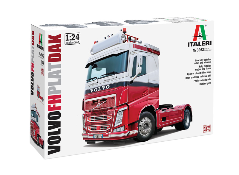 [ ITA-3962 ] Italeri Volvo FH Platdak 1/24