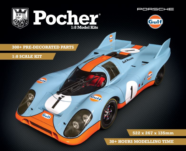 [ POHK118F ] Pocher 1/8 PORSCHE 917K - GULF EDITION 