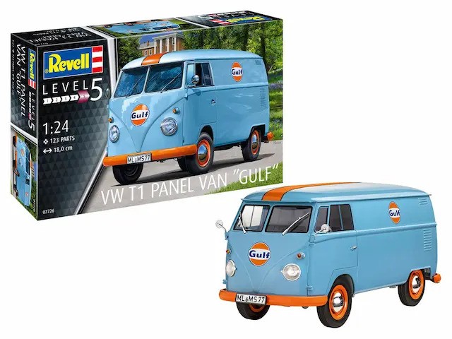 [ RE07726 ] Revell VW T1 Panel van &quot;GULF&quot;  1/24