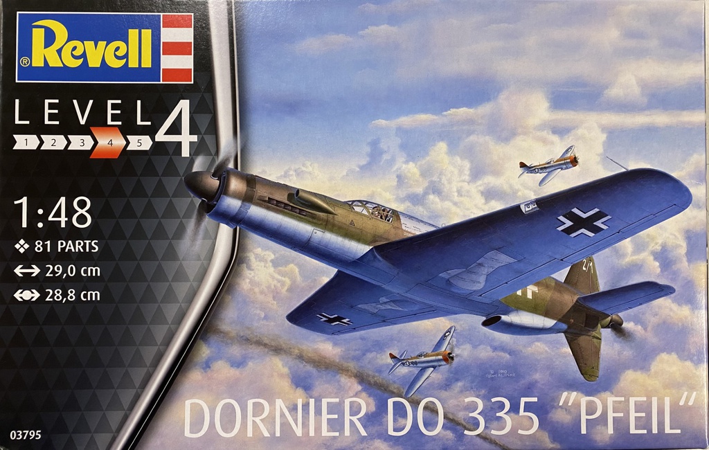 [ RE03795 ] Revell Dornier DO 335 &quot;Pfeil&quot; 1/48