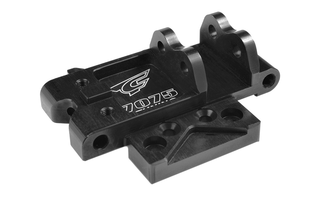 [ PROC-00180-829 ] Team Corally - Center Diff. Plate - Chassis Brace Holder - Swiss Made 7075 T6 - Black - 1st