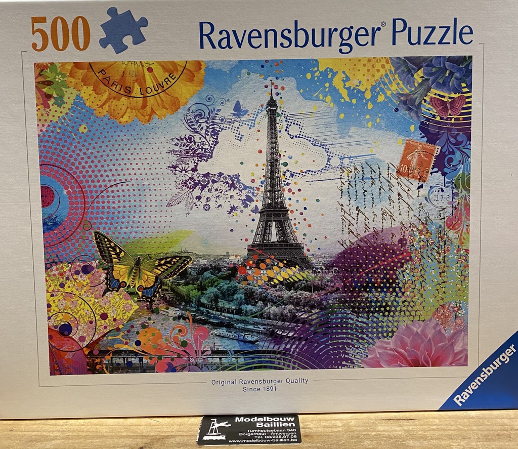 [ RAV7722 ] Ravensburger Postcard From Paris 500 stukjes