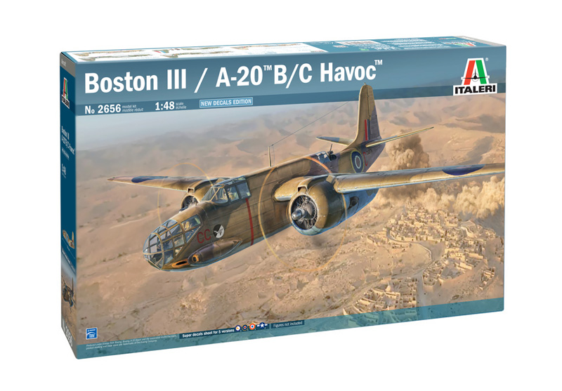 [ ITA-2656 ] Italeri Boston III / A-20 B/C Havoc 1/48