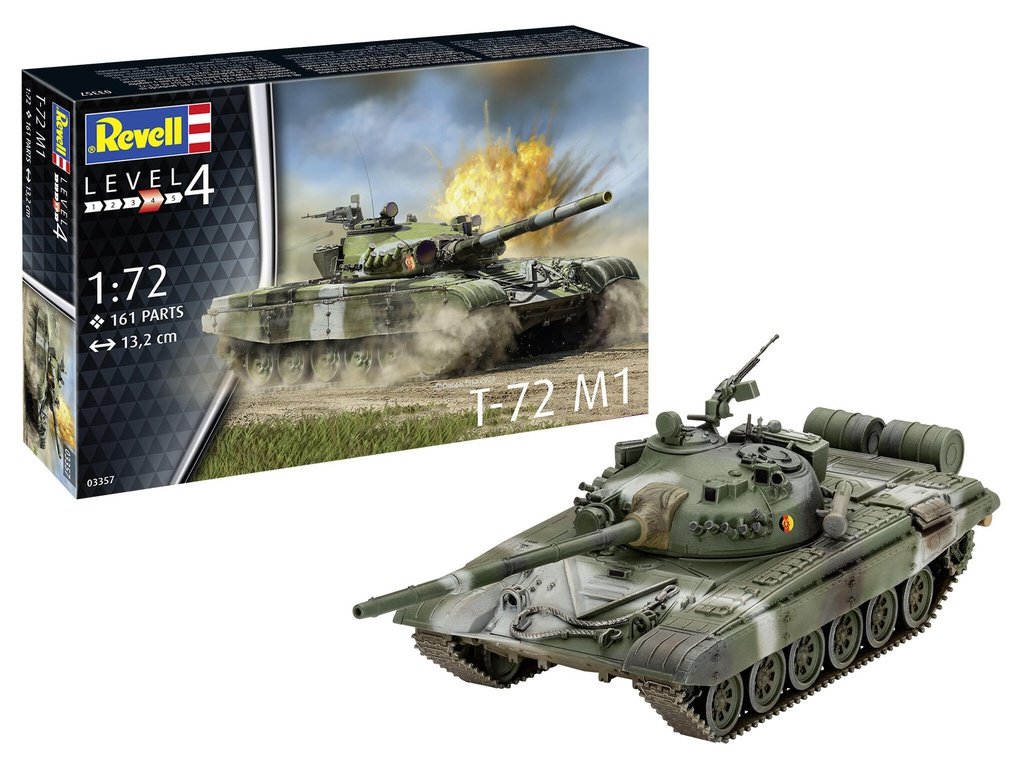 [ RE03357 ] Revell T-72 M1 1/72