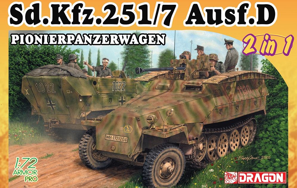 [ DRA7605 ] Dragon Sd.Kfz.251/7 Ausf.D Pionierwagen