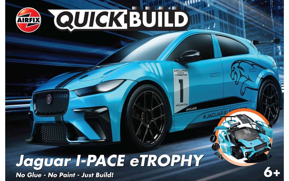 [ AIRJ6033 ] Airfix Jaguar I-PACE eTROPHY Quickbuild