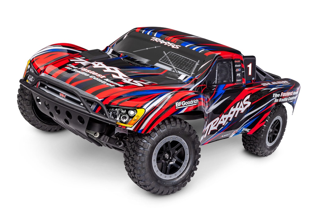 [ TRX-58134-4RED ] Traxxas Slash brushless BL-2S, 1/10 2WD short course racing truck - Red - TRX58134-4RED