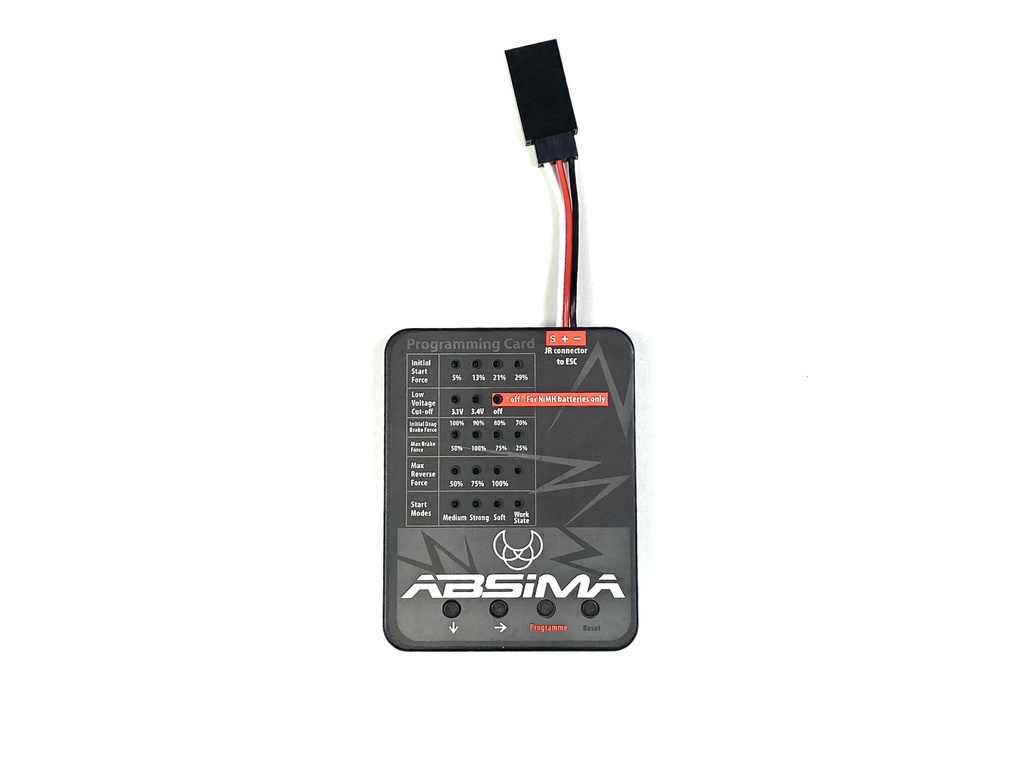 [ ABS2110061 ] Programming Card for V2 Brushed ESC