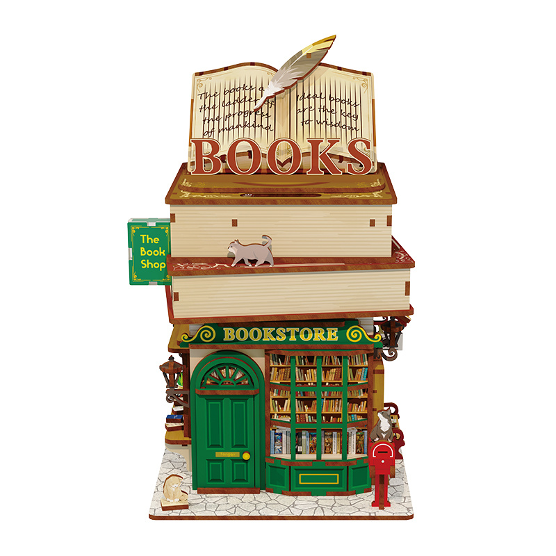 [ TONETQ187 ] Tonecheer Time Bookstore 3D Puzzle