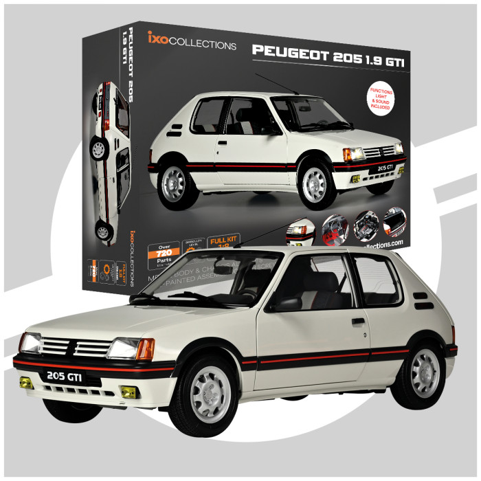 [ IXO-019 ] IXO collections Full Kit Peugeot 205 GTi White