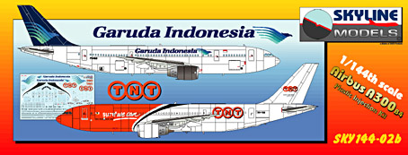 [ DACOSKY144-02 ] Airbus A300 kit 'Garuda &amp; TNT' 1/144