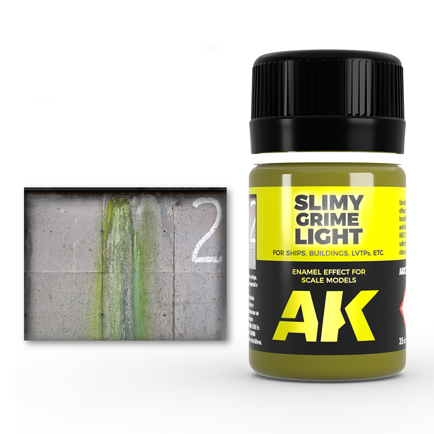 [ AK027 ] Ak-interactive Enamel effects SLIMY GRIME LIGHT