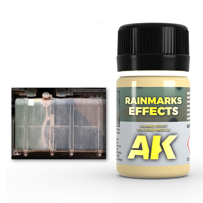 [ AK074 ] Ak-interactive Enamel effects RAINMARKS EFFECTS