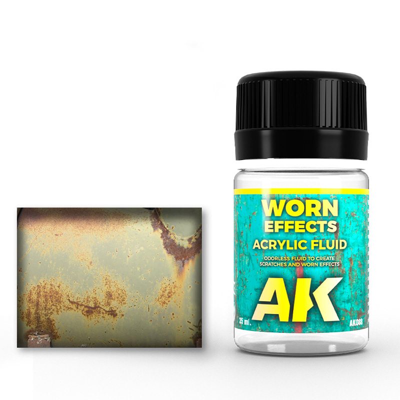 [ AK088 ] Ak-interactive Enamel effects CHIPPING EFFECTS ACRYLIC FLUID