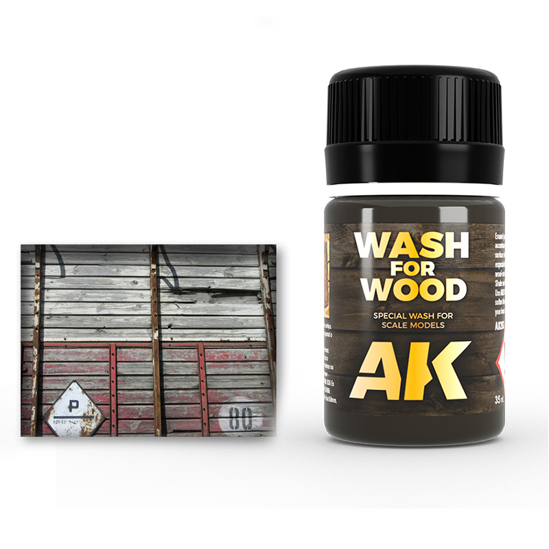 [ AK263 ] Ak-interactive Enamel effects WASH FOR WOOD