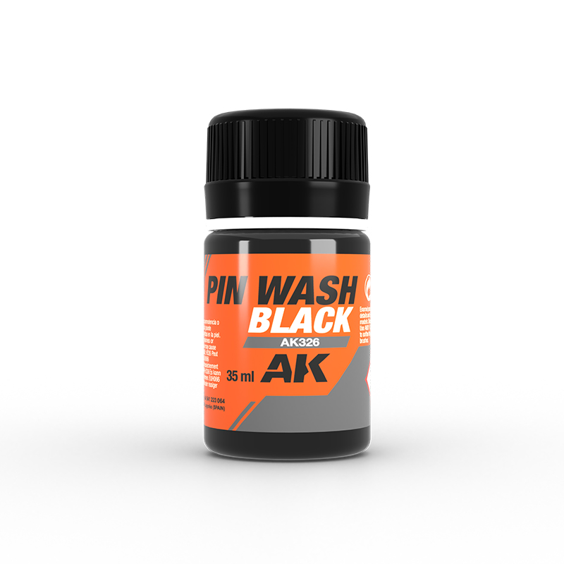 [ AK326 ] Ak-interactive Enamel effects Black PIN WASH