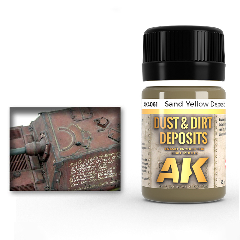 [ AK4061 ] Ak-interactive Enamel effects SAND YELLOW DEPOSIT  