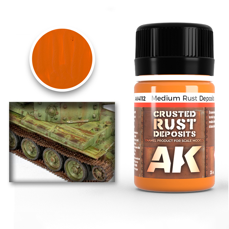 [ AK4112 ] Ak-interactive Enamel effects MEDIUM RUST DEPOSIT