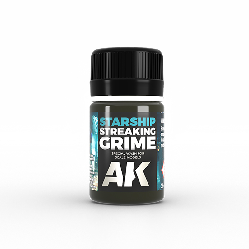 [ AK637 ] Ak-interactive Enamel effects Starship Streaking Grime