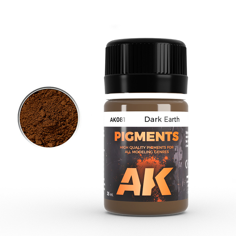 [ AK081 ] Ak-interactive Enamel effects DARK EARTH PIGMENT