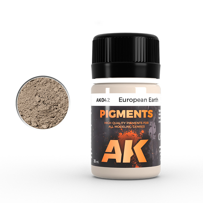 [ AK042 ] Ak-interactive Enamel effects EUROPEAN EARTH PIGMENT